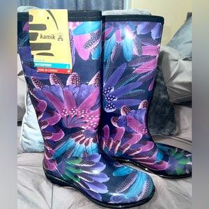 KAMIK Floral rain boots
